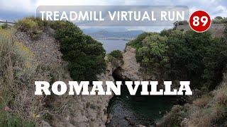 Treadmill Virtual Run 89: Roman Villa Ruins (Bagni Regina Giovanna) near Sorrento, Italy