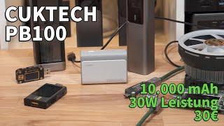 10.000 mAh und 30W Leistung, die CUKTECH PB100 Powerbank im Test