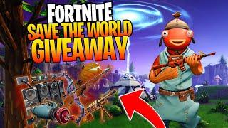  LIVE - Fortnite SAVE THE WORLD Giveaway | FREE LOOT | ALL TYPES | STW