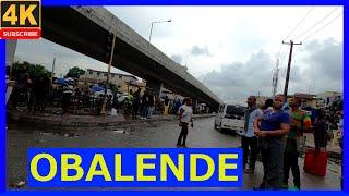 OBALENDE-LAGOS - NIGERIA-AFRICA LARGEST CITY- 4K WALK