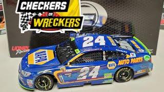 Checkers or Wreckers: 2017 Chase Elliott Martinsville Wreck 1/24 Elite Diecast Review