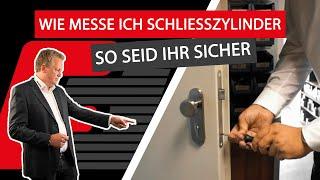 Türzylinder in 5 Sekunden knacken / Wie wird ein Schliesszylinder richtig gemessen? | #FELGNER