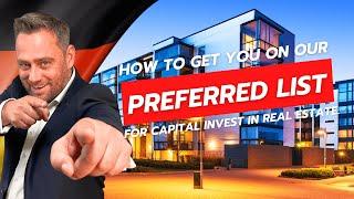 Become a Landlord in 6 Months: Join Our Preferred Real Estate Investment List