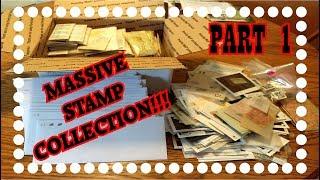 Searching A High Value $$$ Box Of Postage Stamps - Part 1