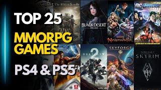 TOP 25 Best MMORPG Games on PS4 & PS5 (2024)