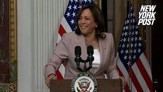 Watch the moment Kamala Harris talks about coconut tree during 2023 speech