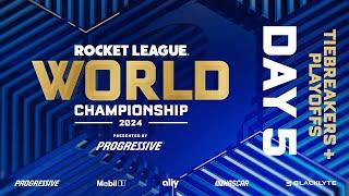 Rocket League World Championship 2024 | Day 5 | Swiss Tiebreakers + Playoffs