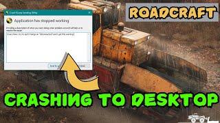 Roadcraft crashing to desktop at startup Fix
