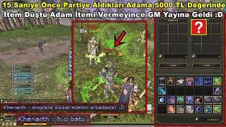 SW'ci Okçuya 5000 TL Değerinde İtem Düştü Okçu İtemi Vermeyince GM Yayına Geliyor :D | Knight Online