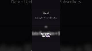 What's a Signal?  #javascript