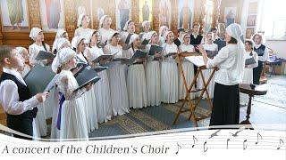 Children's Choir of St. Elisabeth Convent performing in Saint Petersburg