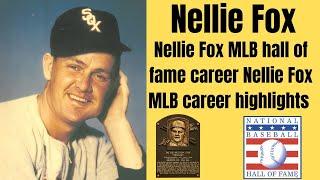 Nellie Fox MLB hall of fame career Nellie Fox MLB career highlights