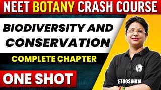 BIODIVERSITY AND CONSERVATION  in 1 shot - All Concepts, Tricks & PYQ's Covered | NEET | ETOOS India