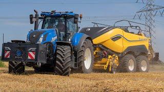 High speed baling with New Holland | Straw harvest 2024 | Top secret testing?