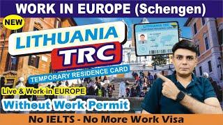  Get Lithuania TRC Card in 2024 from India, Pakistan & UAE | Work in EUROPE | No More Work Visa 