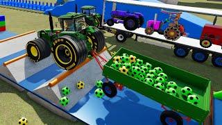 Endurance Obstacle Course for Tractors and Ball Transport   New Objects in Farming Simulator 22