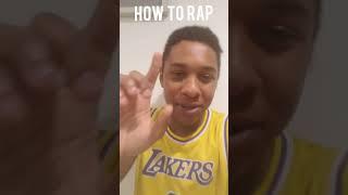 How To Rap for beginners (How to Write your first 16bars)#howtorap