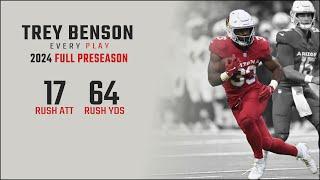 Trey Benson Full Preseason Replay: Every Run in the 2024 NFL Preseason