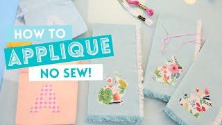 HOW TO CUT FABRIC WITH CRICUT | HOW TO APPLIQUE WITHOUT A SEWING MACHINE |  EASTER BUNNY APPLIQUE