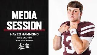 FOOTBALL | Hayes Hammond - Week 13 Press Conference