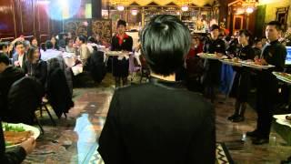 紫爵金宴婚宴乳猪头盘上菜仪式 (Wedding First Course Meal Parade at a Chinese Wedding Reception in Markham Toronto)