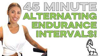 ALTERNATING ENDURANCE INTERVALS | Treadmill Follow Along!