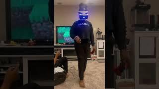 MINECRAFT VR!!! #minecraft #funny #family #playstation #vr #ps4 #psvr #gaming #gamingvideos