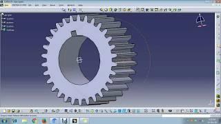 HOW TO MAKE A GEAR IN CATIA V5