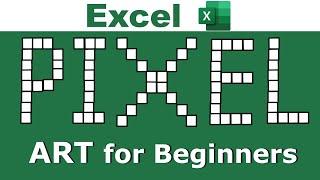 Creating Pixel Art in Excel (easy for beginners)