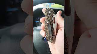 My favorite, most frustrating knife. Attn2Detail Mk1 medium with horrible lock stick.