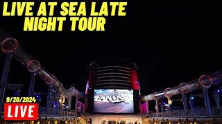  LIVE: From the Disney Fantasy at Sea on Disney Cruise Line 9/20/2024