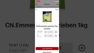 Intergast Easy Order - Erste Bestellung mit der App