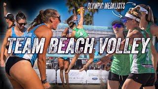 Professional Team Beach Volleyball 4 vs 4: Team West Coast vs Team Zotovich