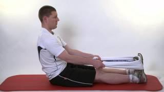 Physiotherapy video - Ankle fracture stretches