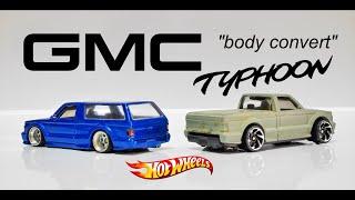 Hot Wheels Custom GMC Syclone Body Convert