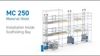 ALBA MC 250 Installation & Operation - Inside Scaffolding Bay