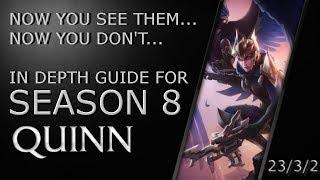 SEASON 8 QUINN RUNES GUIDE! (23 KILLS) DON'T LEAVE THE GAME IN YOUR TEAMS HANDS!