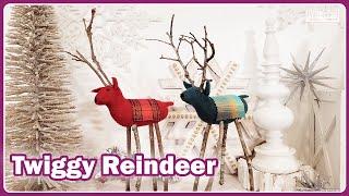 Needle Felting for Beginners: Twiggy Reindeer! DIY Christmas - Short Version