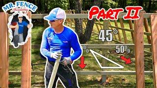 How to Build a Gate on a Wood Fence | Gate Bracing Pt.2