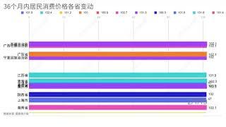 36个月居民消费价格指数变化演示