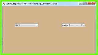 C# And MySQL - Populate Combobox Depending On Another Combobox In C# [ with source code ]