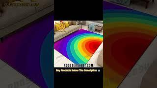 Buy Now Quality Modern Bohemian Rainbow Area Rug Home Decor || Roostershirt