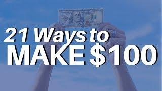 21 Ways to Make $100 PER DAY Online (ACTUAL METHODS; NOT HYPE)