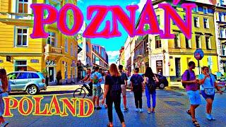 Poznan 4K  | Poland Walking Tour | 4K City Life