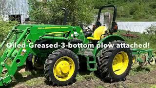 John Deere 5065E Oil Change & Started Plowing