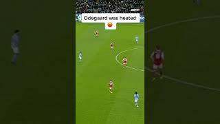 ARSENAL - Martin Ødegaard was heated with Albert Sambi Lokonga for his positioning today #shorts