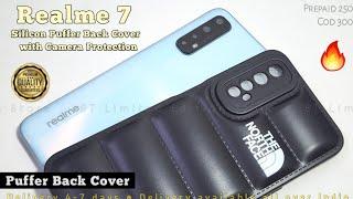 Realme 7 Stylish Back Cover ! Realme 7 Silicon Puffer Back Cover