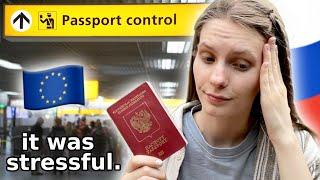 First time visiting Western Europe & how I went through passport control as a Russian citizen