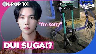 BTS SUGA was questioned for allegedly driving an electric scooter after drinking