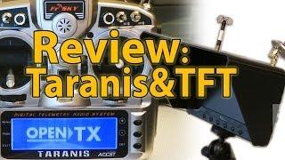 Taranis Radio & FPV Monitor with 5.8 Diversity Rx Black Pearl (RCSchim Review, Tips & Mods)